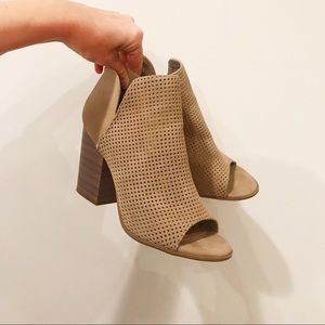Tan Heeled Booties